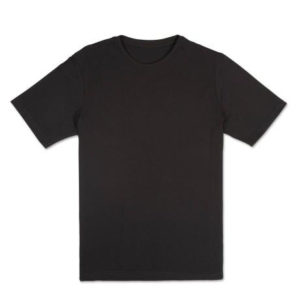 black t-shirt